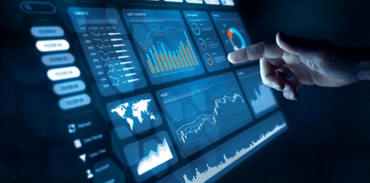 Dashboard with graphs & CPC/Impression metrics