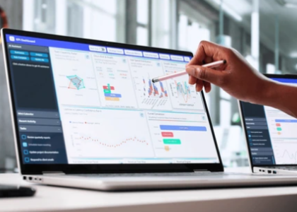 Boise web developer optimizing website performance dashboard for maintenance and security