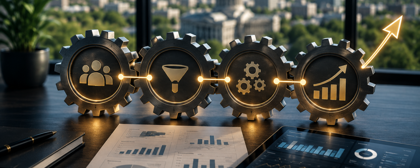 Connected business systems driving scalable growth and operational efficiency.