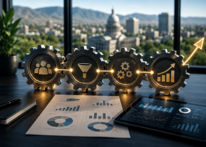 Connected business systems driving scalable growth and operational efficiency.