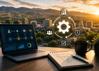 Business process optimization and automation strategy for scalable growth.