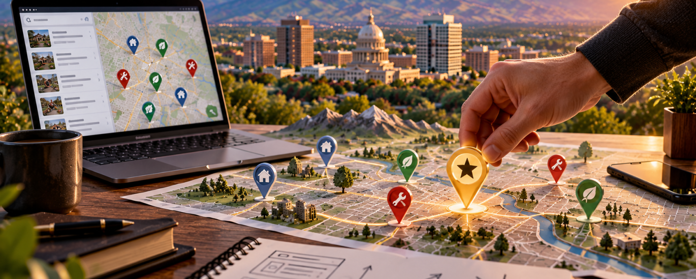 Boise local SEO strategy mapping services and locations to targeted search opportunities.
