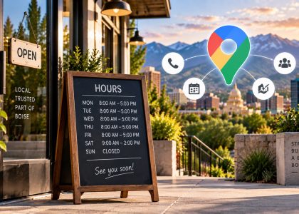 Boise business displaying accurate Google Business Profile hours for local customers.