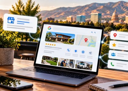 Google Business Profile optimization for a Boise service business with local search and business information.